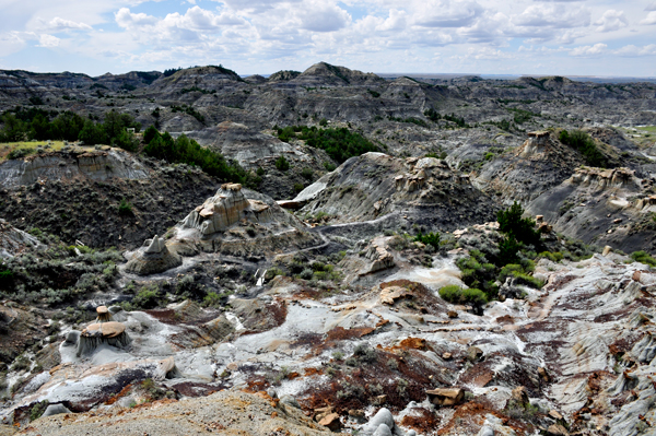 overview from the Cap Rock Overlook